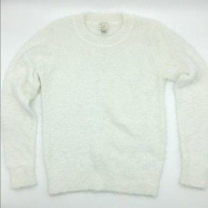 A New Day Angora Sweater Winter White
